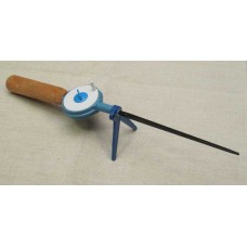 Удочка зимняя САТУРН-3 13-20-6-183, деревянная ручка, с катушкой, поликарбонат